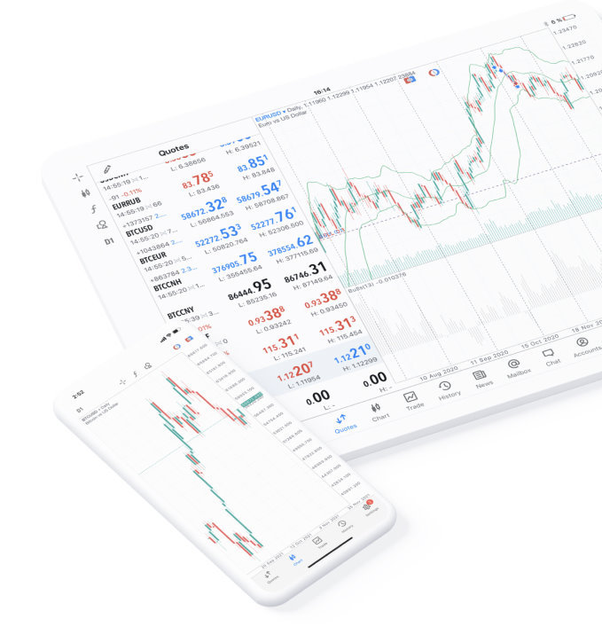 MetaTrader 5 iOS 移动端交易终端 移动端界面